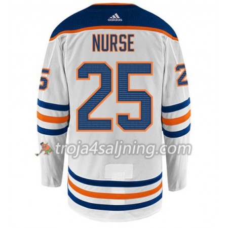 Edmonton Oilers tröja DARNELL NURSE 25 Adidas Vit Authentic - NHL Tröjor Herr
